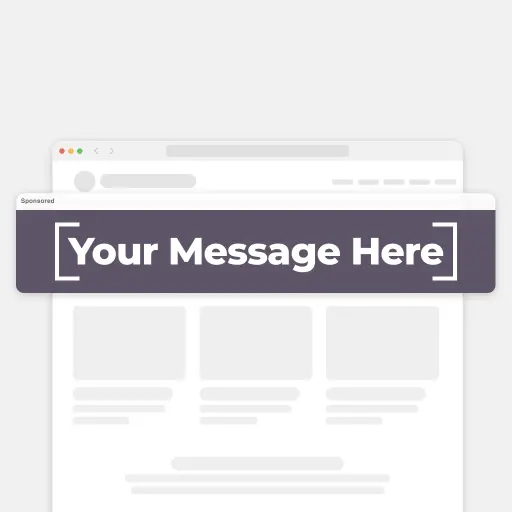 Web Banner Sponsorship (Draws and Results page)